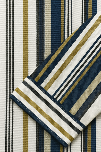 Verell Luxe Stripes Buttondown -Sahara Noir Edition