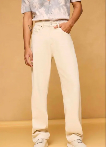 Verell Ivory Drape Denim – Understated, Effortless, Elevated 🤍