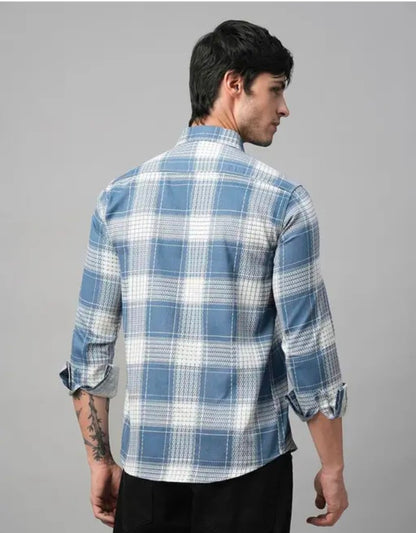 Verell Royal Checks – Timeless Craft in Blue & Beige