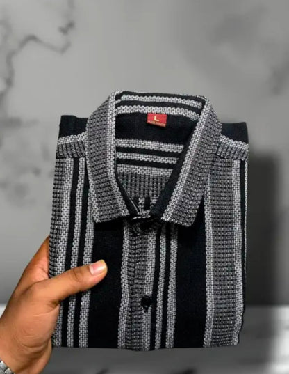 Verell Classic Knit Stripe Polo✨