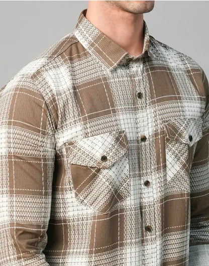 Verell Royal Checks – Timeless Craft in Blue & Beige